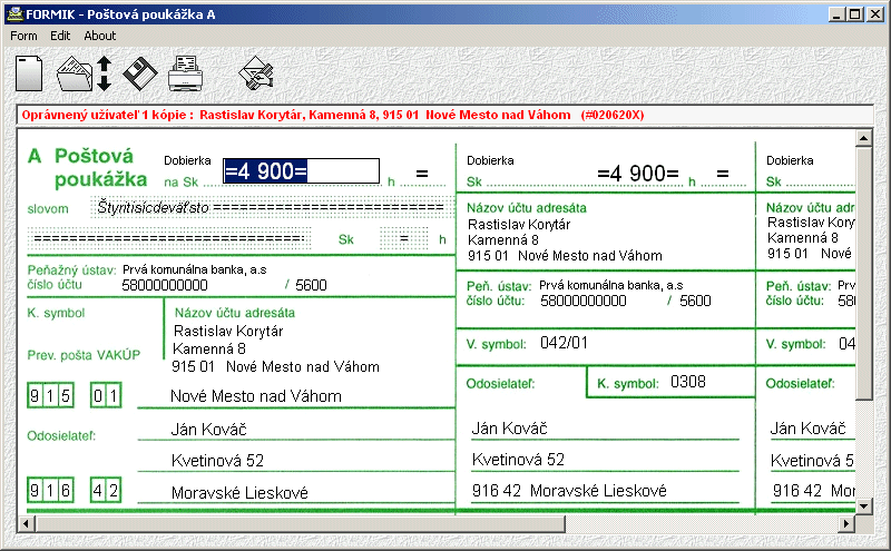 FORMIK Screenshot